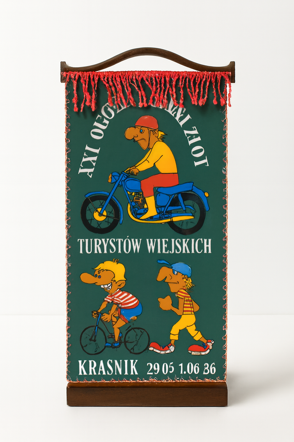 Proporczyk z XXI Ogólnopolskiego Zlotu Turystów Wiejskich w Kraśniku