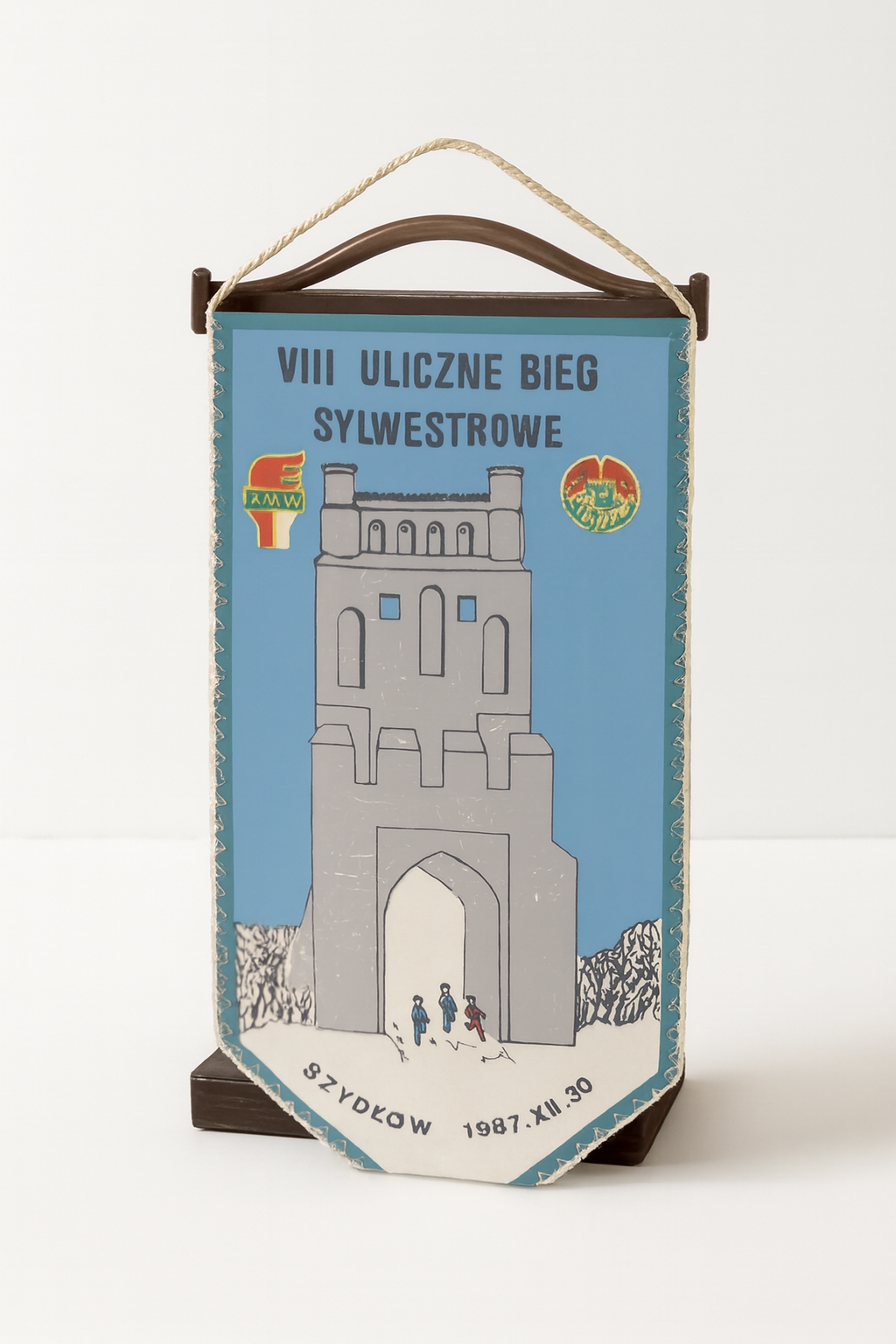 Proporczyk z VIII Ulicznych Biegów Sylwestrowych w Szydłowie