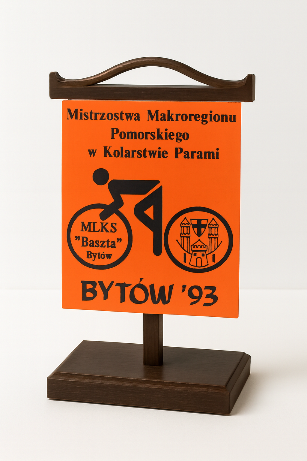 Proporczyk Mistrzostw Makroregionu Pomorskiego w Kolarstwie Parami, Bytów 1993.
