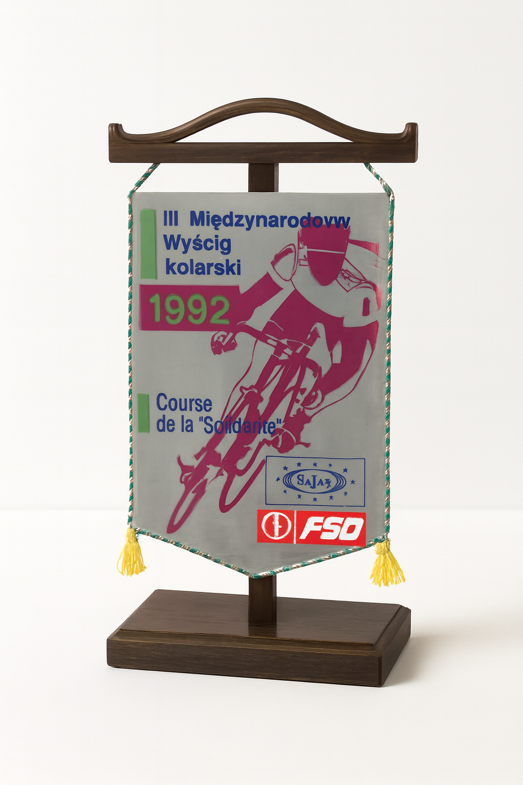 Proporczyk z III Międzynarodowego Wyścigu Kolarskiego 1992