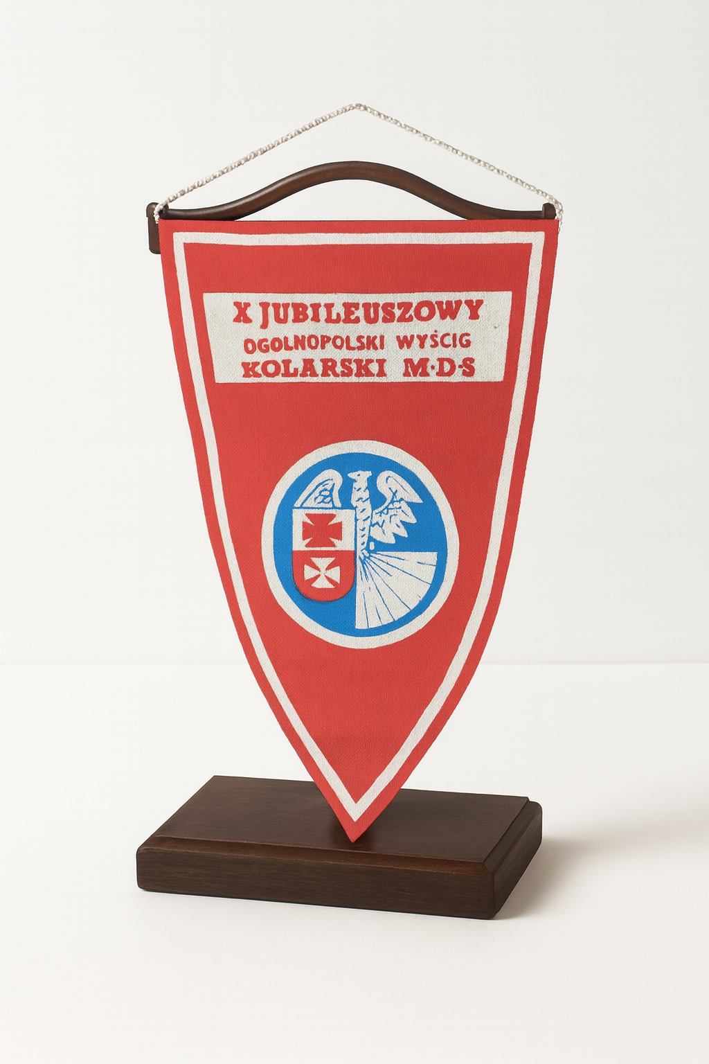 Proporczyk X Jubileuszowego Wyścigu Kolarskiego M-D-S w Elblągu