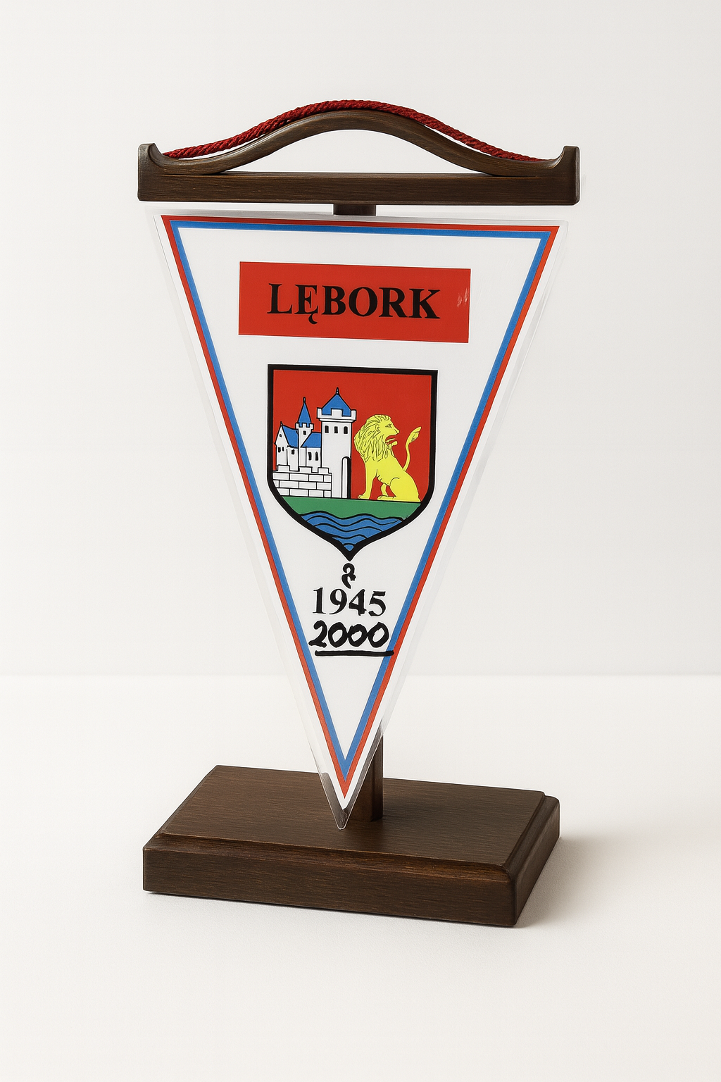 Proporczyk sportowy Lębork 1945-2000
