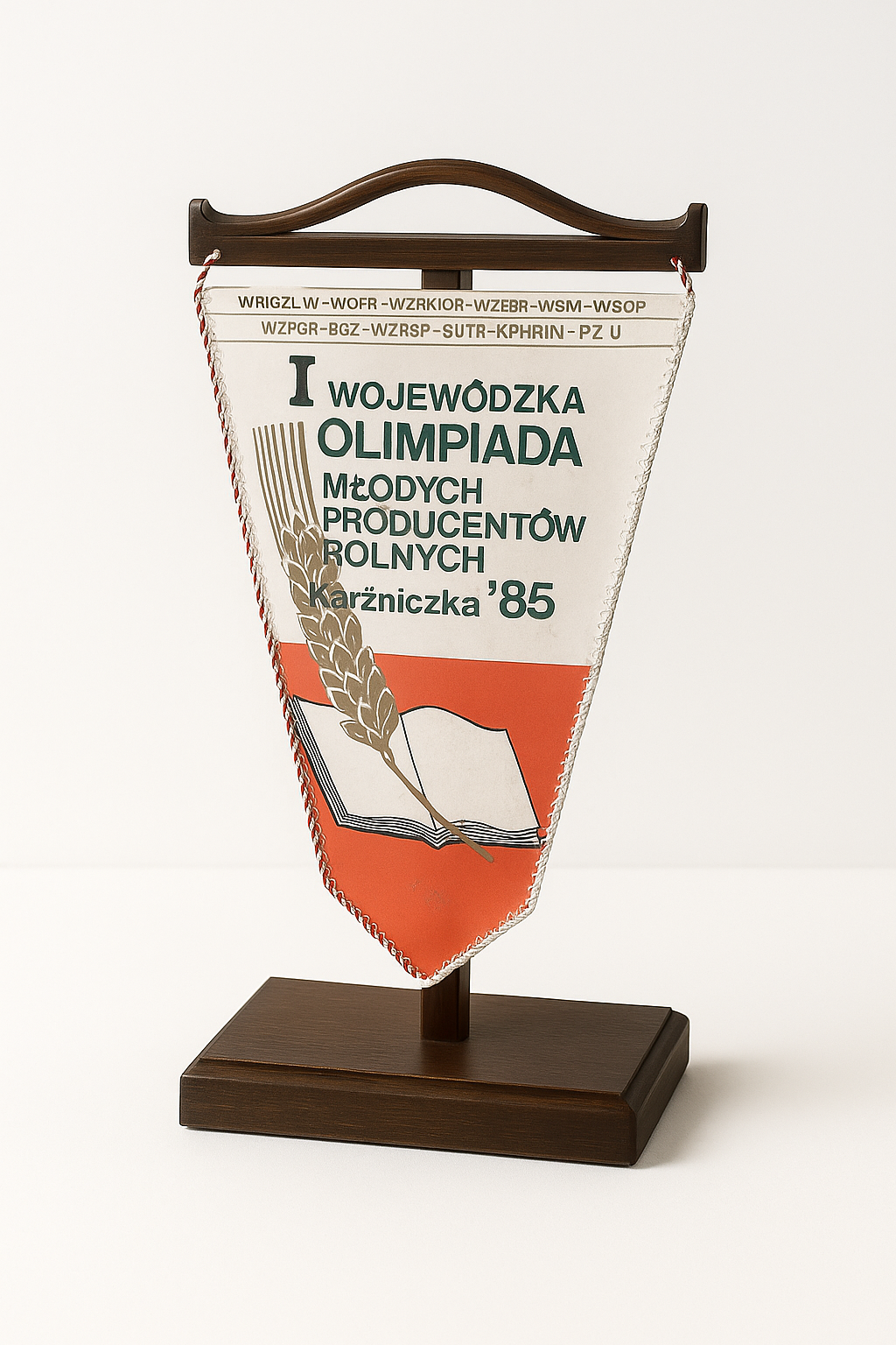 Proporczyk I Wojewódzkiej Olimpiady Młodych Producentów Rolnych 1985