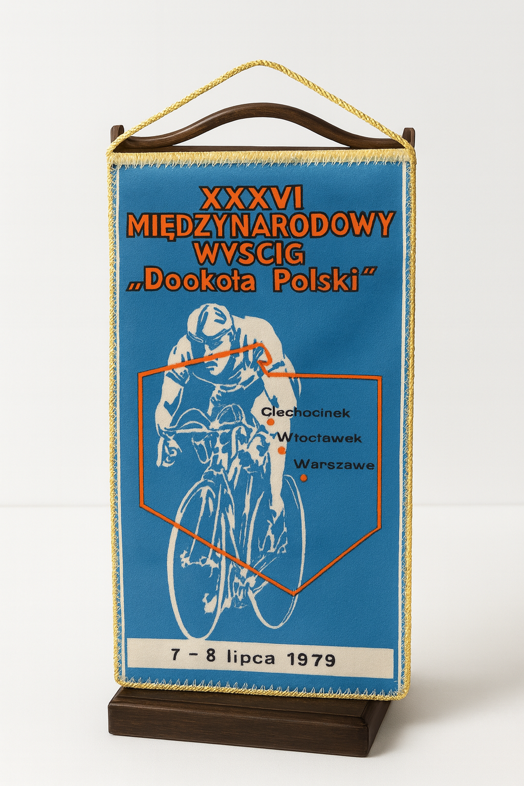 Proporczyk z XXXVI Międzynarodowego Wyścigu Dookoła Polski, 1979